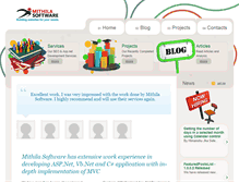 Tablet Screenshot of mithilasoftware.com